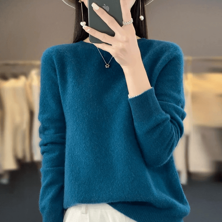 Gudrun™ | Blød Strikket Pullover Sweater