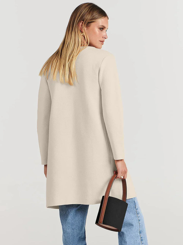 Elfriede | Elegant og Sofistikeret Lang Frakke