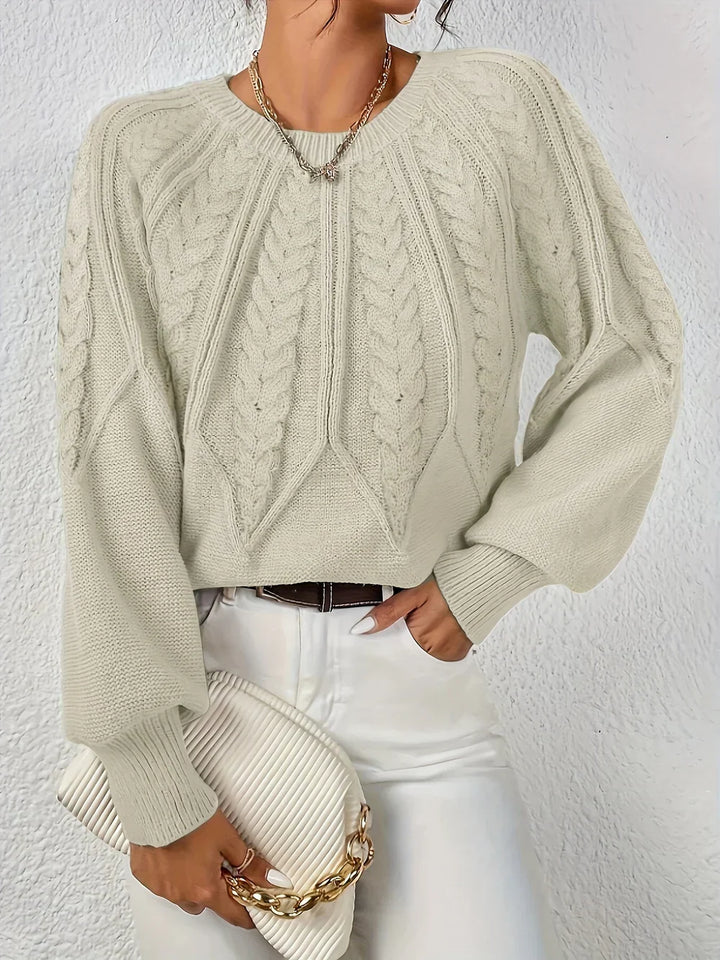 Emilie™ - Casual Elegant Kabelstrik Sweater