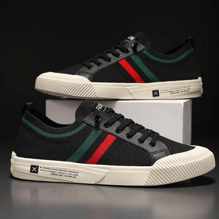 Jon | Stilfulde Stribede Sneakers