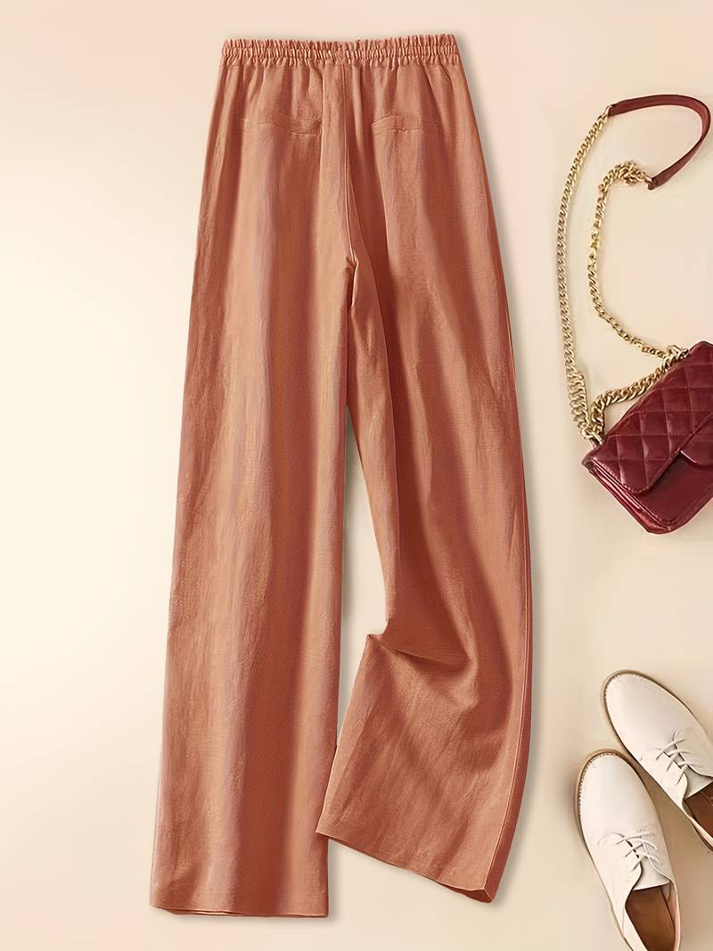 Tina - Relaxed Linen Pants - Elle Copenhagen