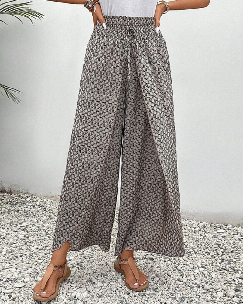 LUNARA™ - WOMEN'S WIDE-LEG TROUSERS - Elle Copenhagen