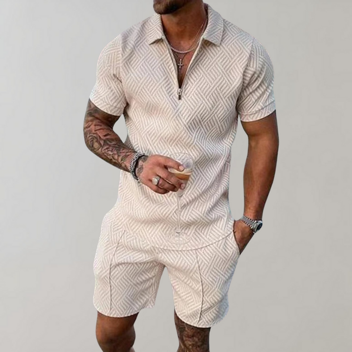 Hemming | Stilfuld Kortærmet Zip Polo Romper
