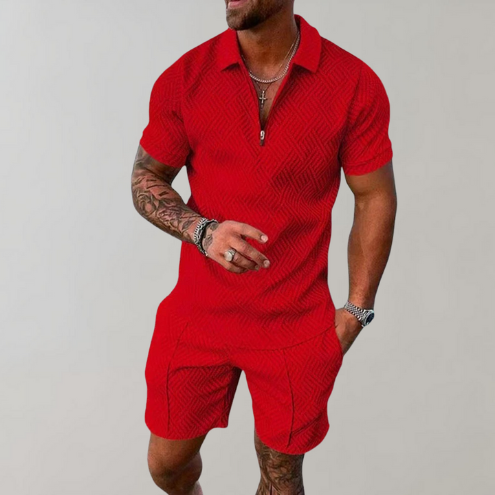 Hemming | Stilfuld Kortærmet Zip Polo Romper