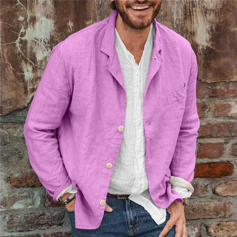 Svend | Stilfuld Casual Jakke med Knaplukning
