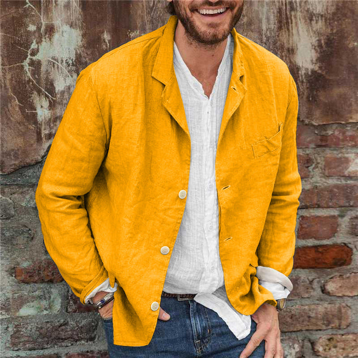 Svend | Stilfuld Casual Jakke med Knaplukning