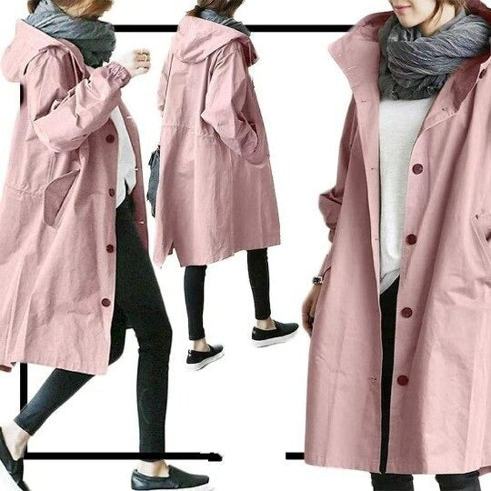 Mandy™ – Elegant og Vandafvisende Trenchcoat - Elle Copenhagen