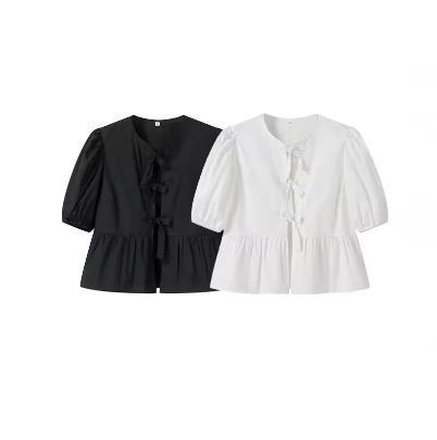 Angelica - Puff Sleeve Blouse - Elle Copenhagen