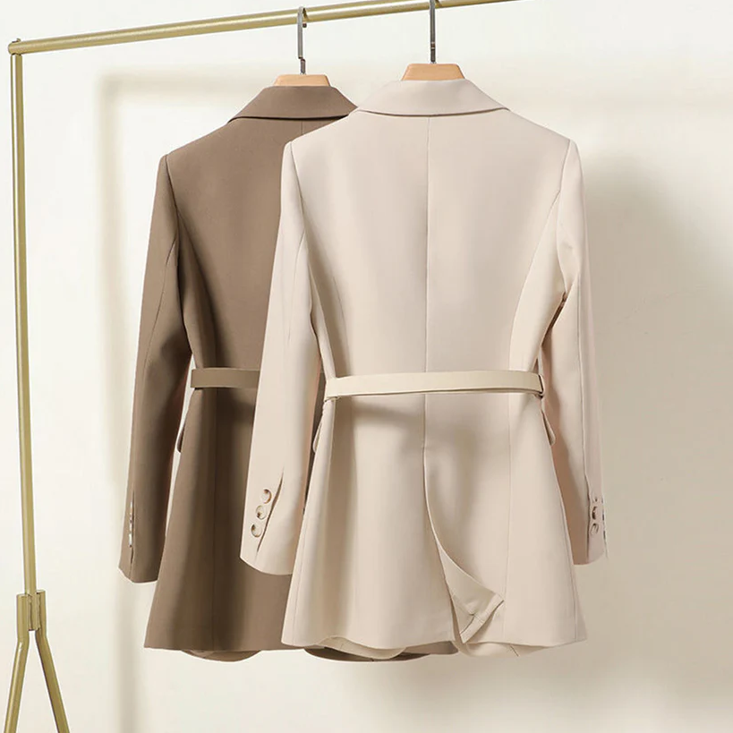 Ellen | Stilfuld Bælte Blazer