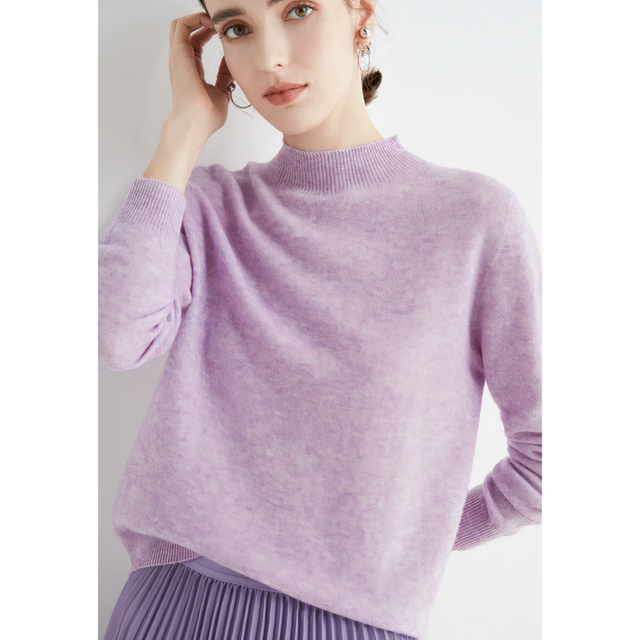 Grethe | Stilfuld sweater med høj hals