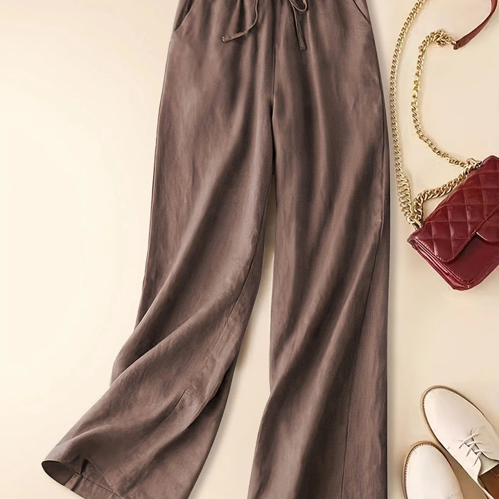 Tina - Relaxed Linen Pants - Elle Copenhagen