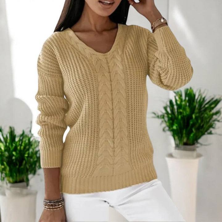 Elin – Klassisk Strikket Sweater