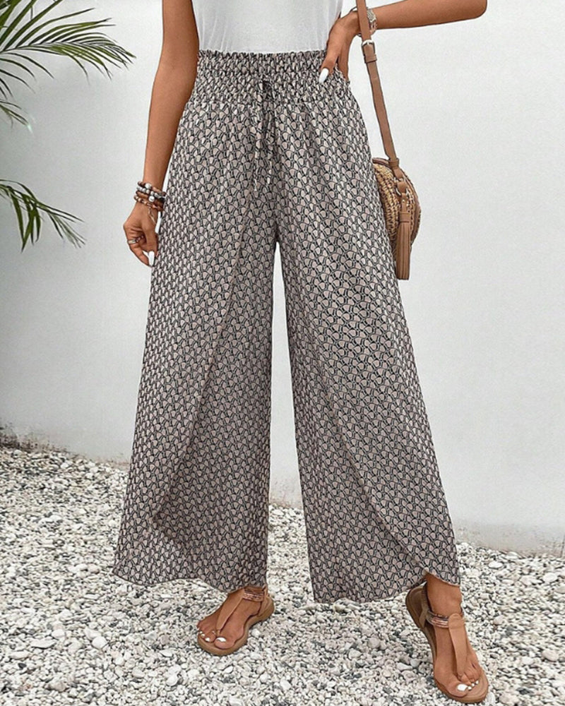 LUNARA™ - WOMEN'S WIDE-LEG TROUSERS - Elle Copenhagen