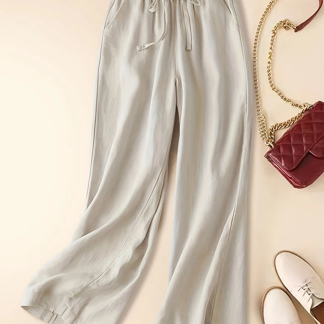 Tina - Relaxed Linen Pants - Elle Copenhagen