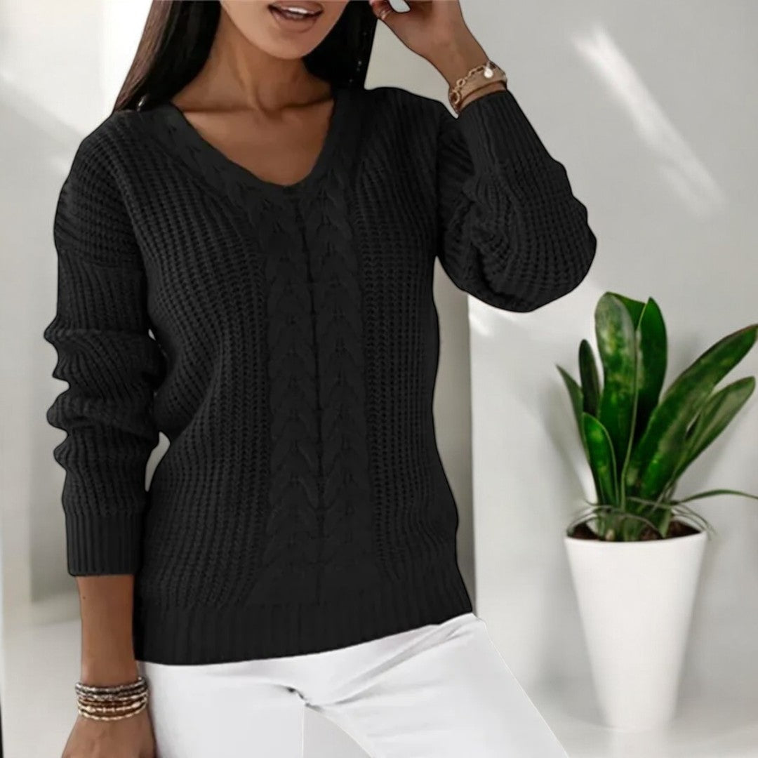 Elin – Klassisk Strikket Sweater