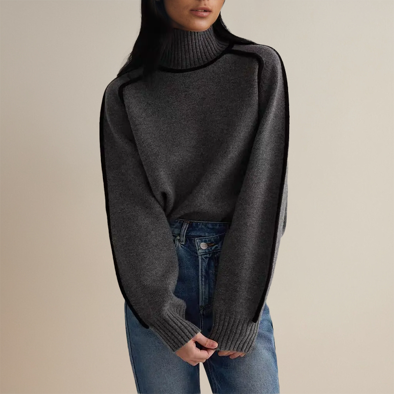 Lina™ - Rullekravesweater - Elle Copenhagen