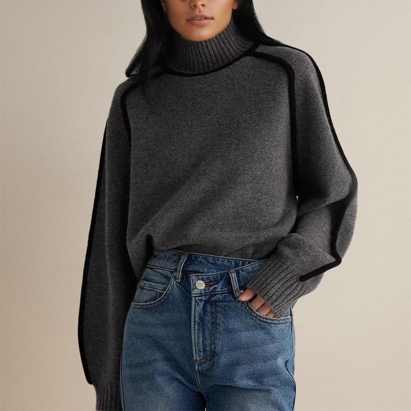 Lina™ - Rullekravesweater - Elle Copenhagen