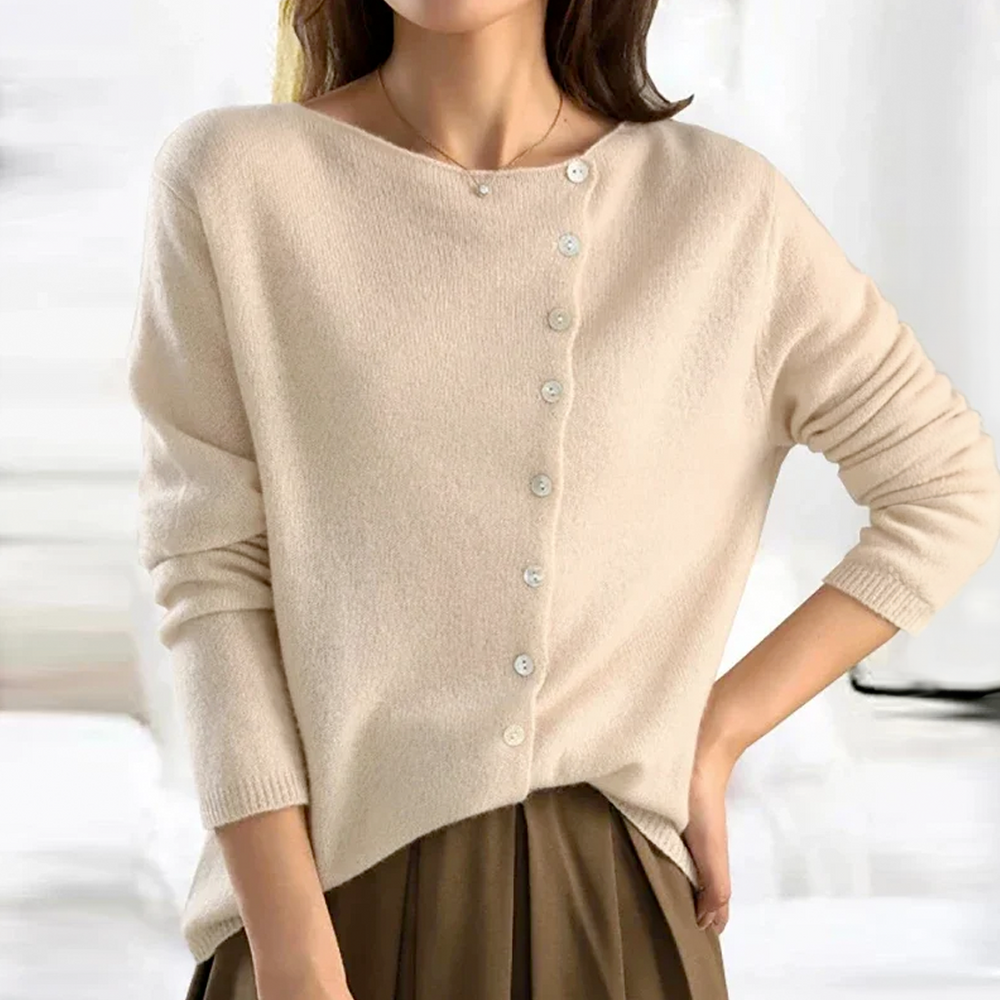 Camille™ – Elegant cardigan i uld - Elle Copenhagen