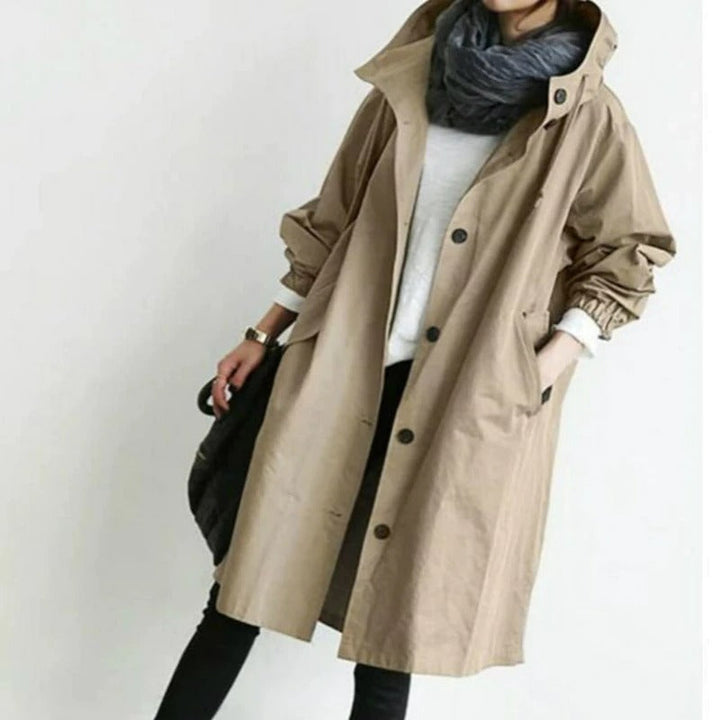 Mandy™ – Elegant og Vandafvisende Trenchcoat - Elle Copenhagen