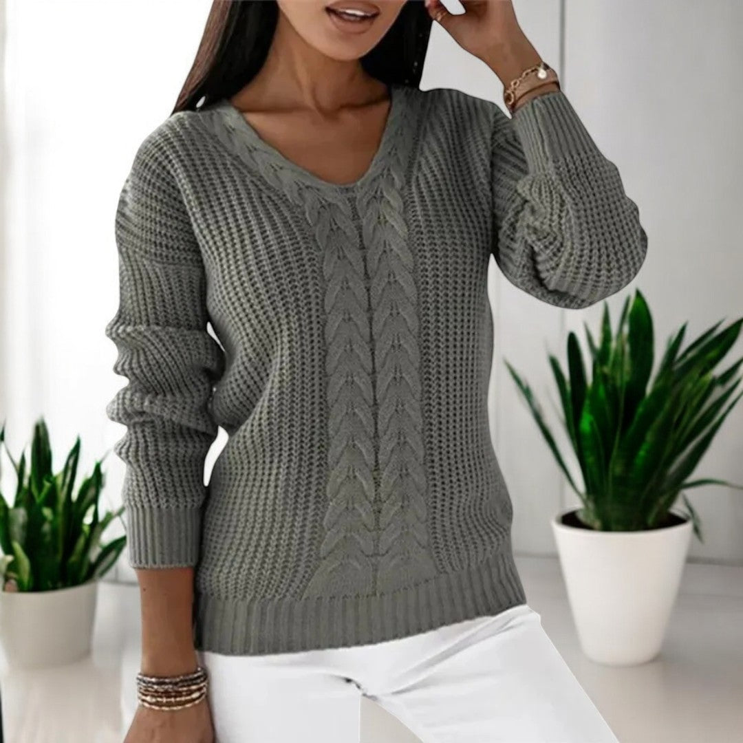 Elin – Klassisk Strikket Sweater