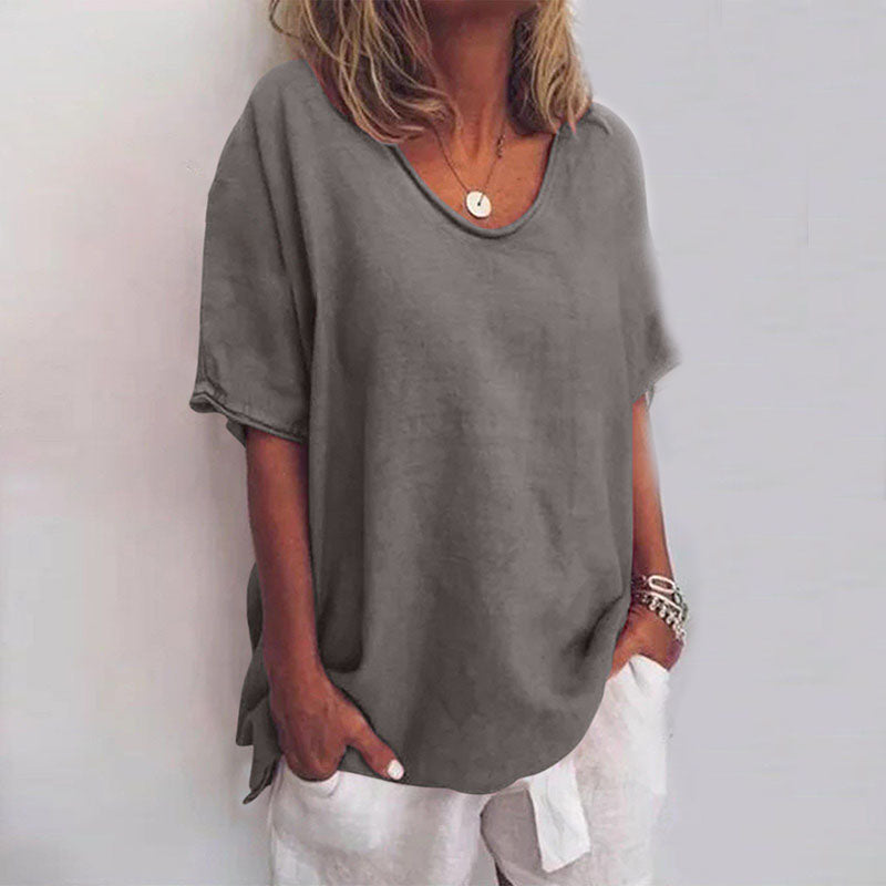 Henriette | Stilfuld Casual Top med Løs Pasform
