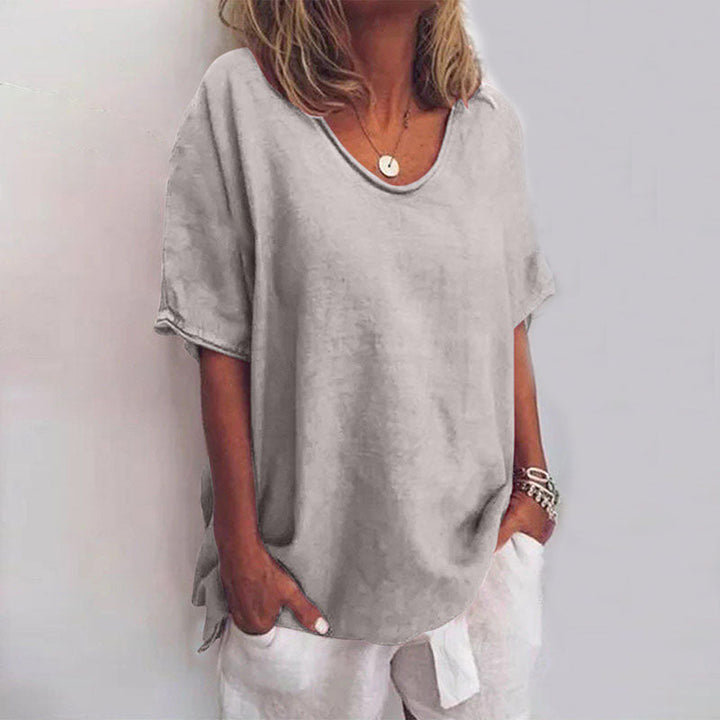 Henriette | Stilfuld Casual Top med Løs Pasform