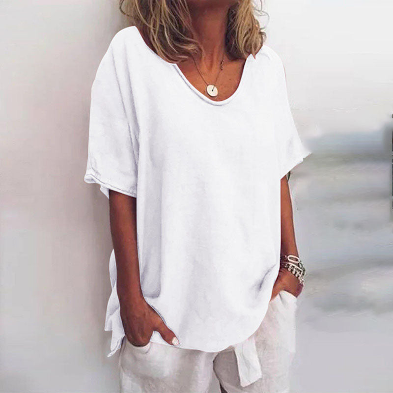 Henriette | Stilfuld Casual Top med Løs Pasform