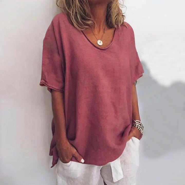 Henriette | Stilfuld Casual Top med Løs Pasform