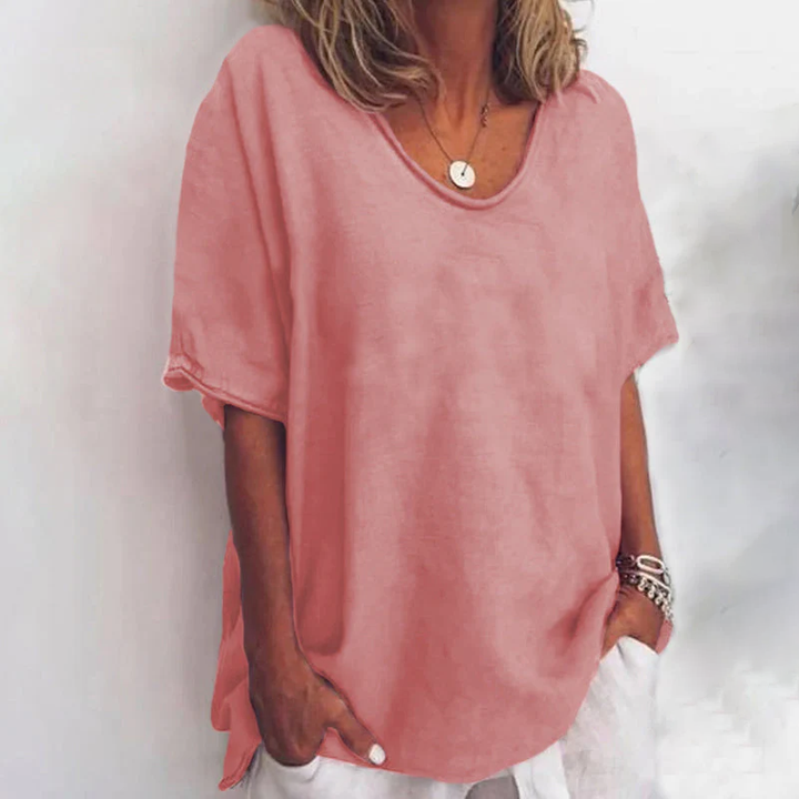 Henriette | Stilfuld Casual Top med Løs Pasform