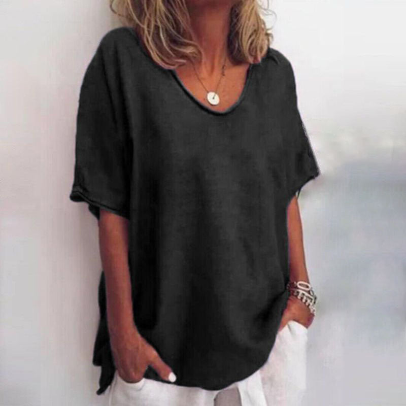 Henriette | Stilfuld Casual Top med Løs Pasform
