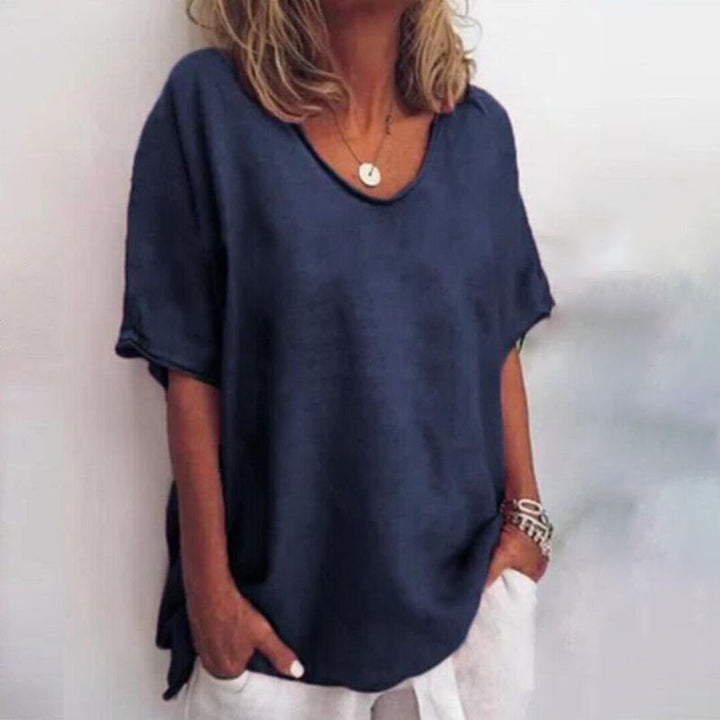 Henriette | Stilfuld Casual Top med Løs Pasform