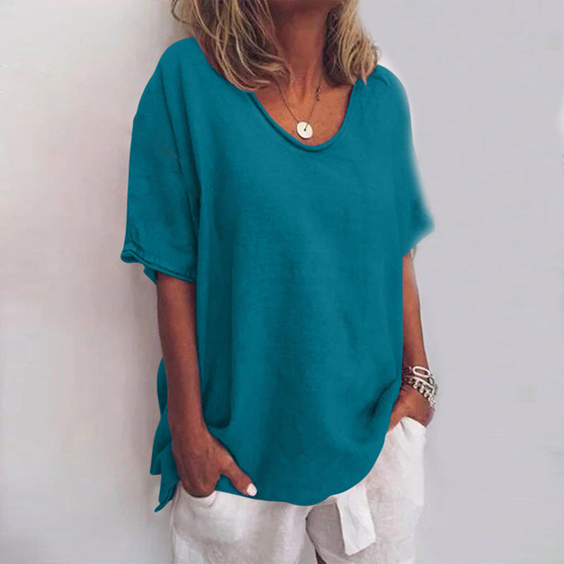 Henriette | Stilfuld Casual Top med Løs Pasform