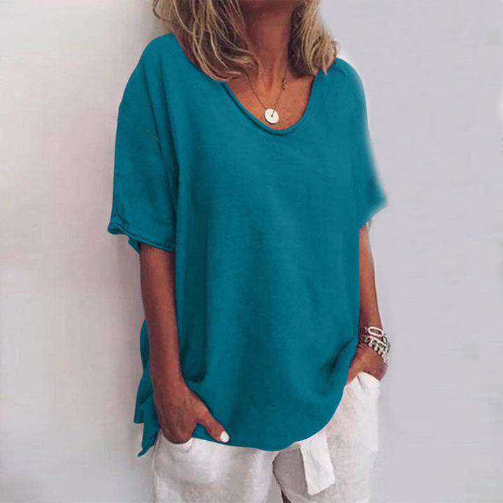 Henriette | Stilfuld Casual Top med Løs Pasform