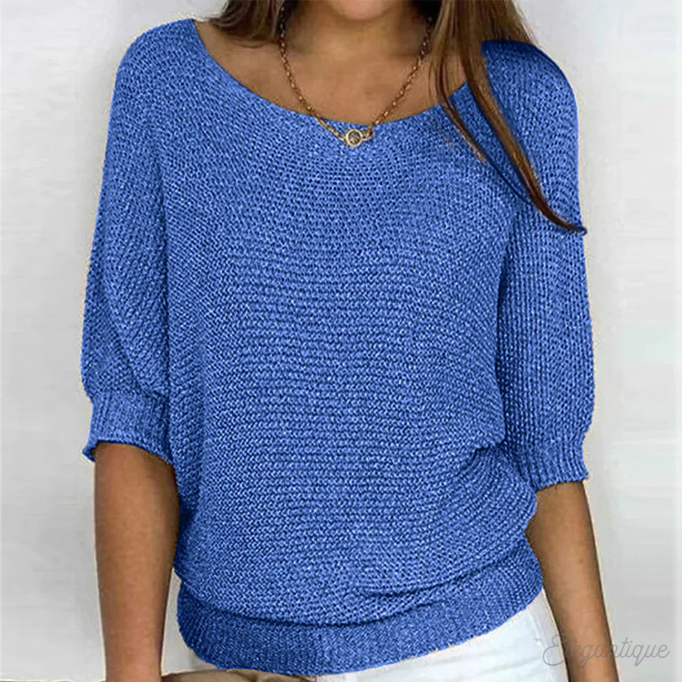 Lucy™ – Elegant Striksweater