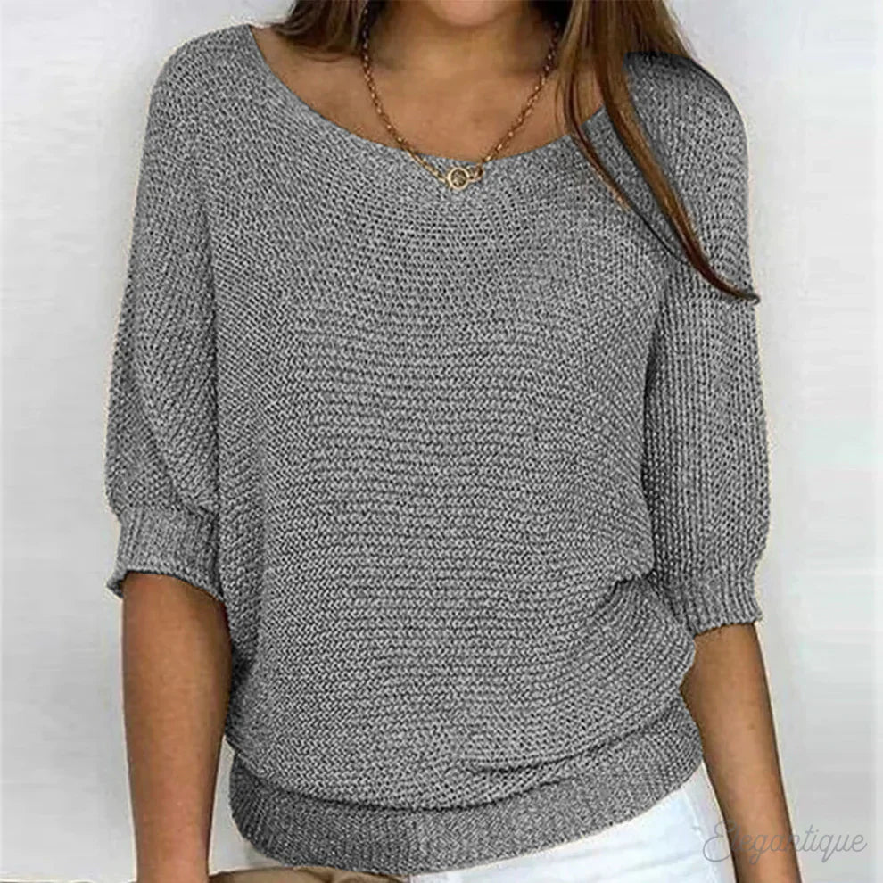 Lucy™ – Elegant Striksweater