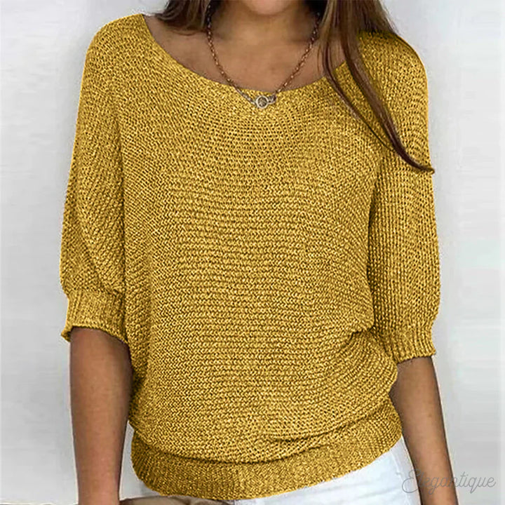 Lucy™ – Elegant Striksweater