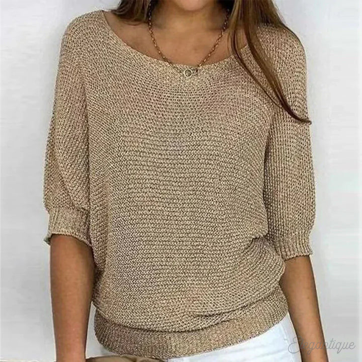 Lucy™ – Elegant Striksweater